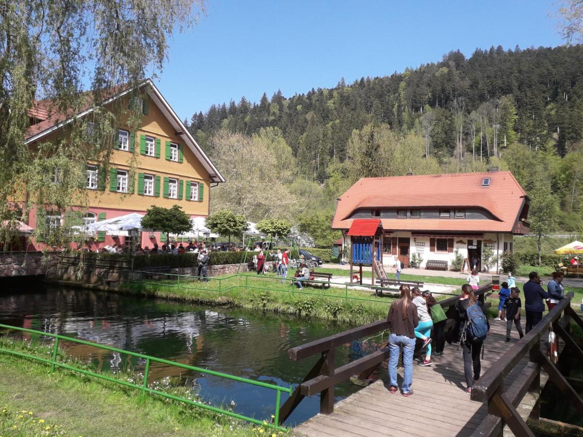 Ferienwohnung In Ruhiger Waldrandlage Bad Wildbad Exterior foto