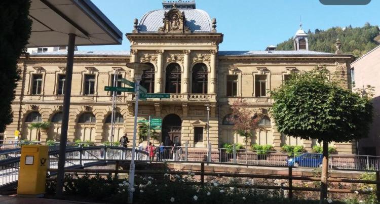 Ferienwohnung In Ruhiger Waldrandlage Bad Wildbad Exterior foto